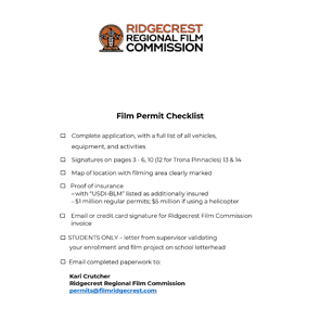 Film Permit